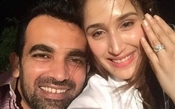 Zaheer Khan and Sagarika Ghatge (Image Source: Twitter)