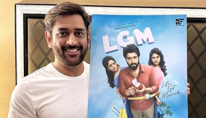 Poster for Dhoni’s upcoming film ‘LGM’ unveiled