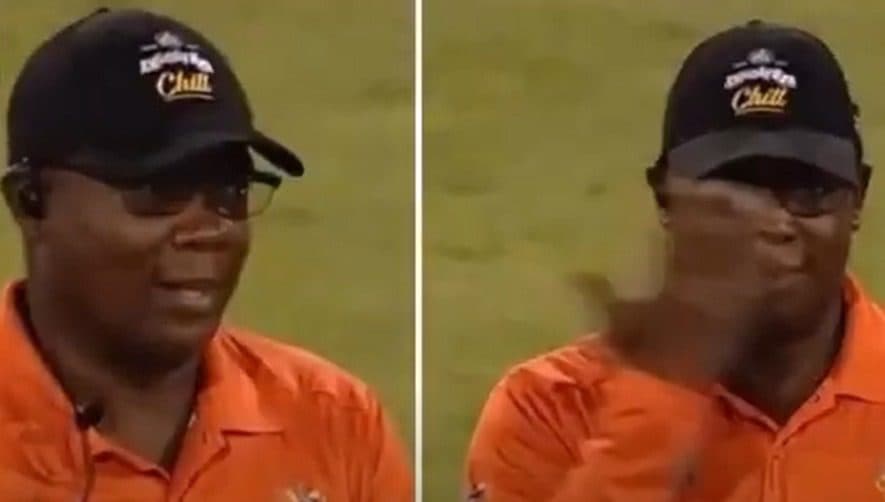 Umpire's Iconic "You Can't See Me" Gesture Steals Spotlight in CPL 2023 Qualifier