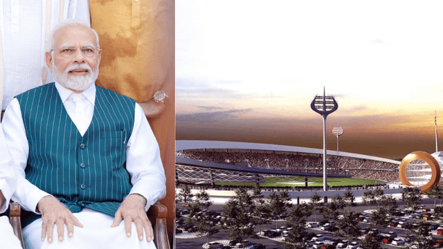 PM Modi Lays Foundation Stone for International Cricket Stadium in Varanasi