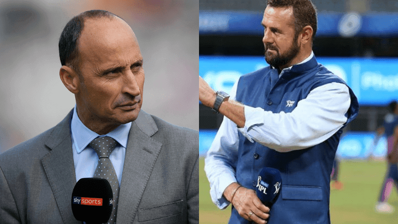 Nasser Hussain and Simon Doull