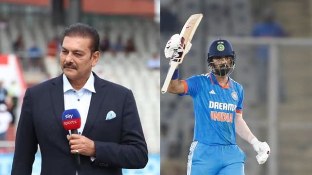 Ravi Shastri Praises KL Rahul's Exceptional Batting Display in ICC World Cup 2023