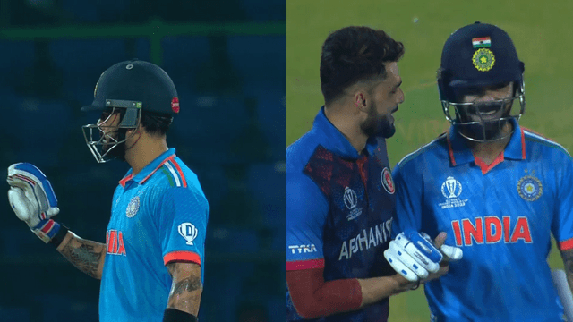 Virat Kohli's Heartwarming Gesture of Sportsmanship Quiets Boos for Naveen-ul-Haq in the ODI World Cup 2023