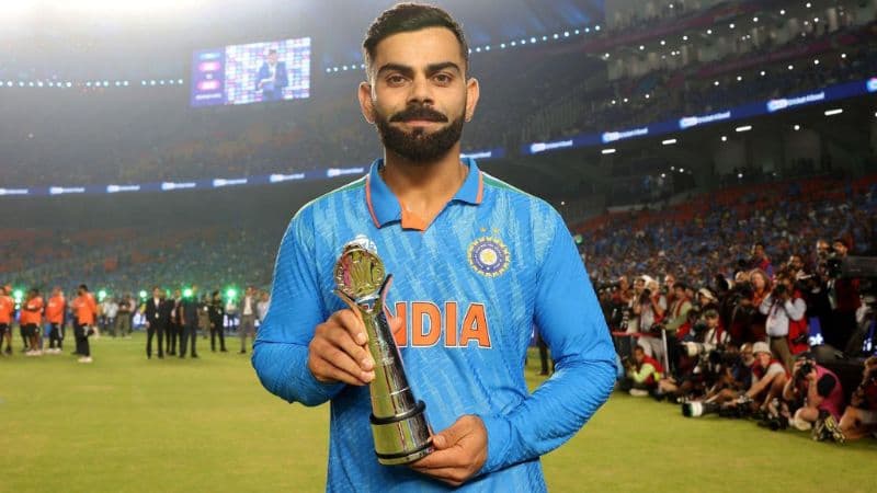 Virat Kohli Shines Bright: ICC Men’s Cricket World Cup 2023 Player of the Tournament for Record-Breaking Batting Prowess