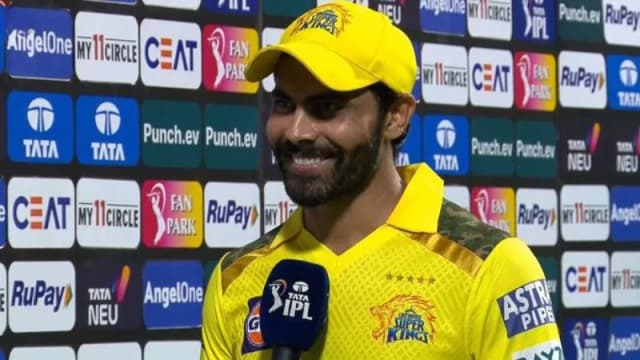 Ravindra Jadeja Stars with Bat, Ball, and Catch: CSK Crush KKR at Chepauk