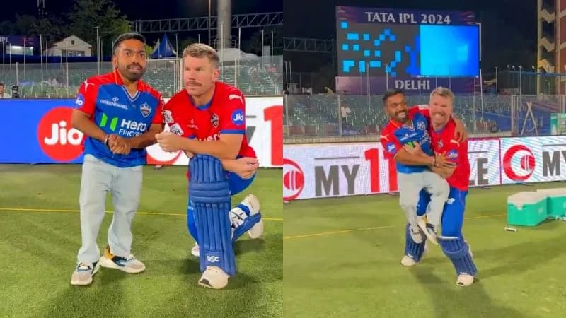 David Warner Goes Crazy for Aadhaar Card in DC's Hilarious IPL 2024 Video