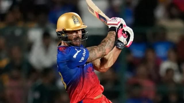 RCB Captain Faf du Plessis Enters T20 Cricket Hall of Fame Completes 10000 Runs