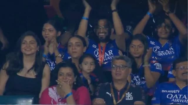 RCB Women's Team Shows Up in Support for Men's High-Pressure IPL Clash