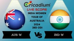 India Women tour of Australia 2024 3rd ODI AUS-W vs IND-W Live Score