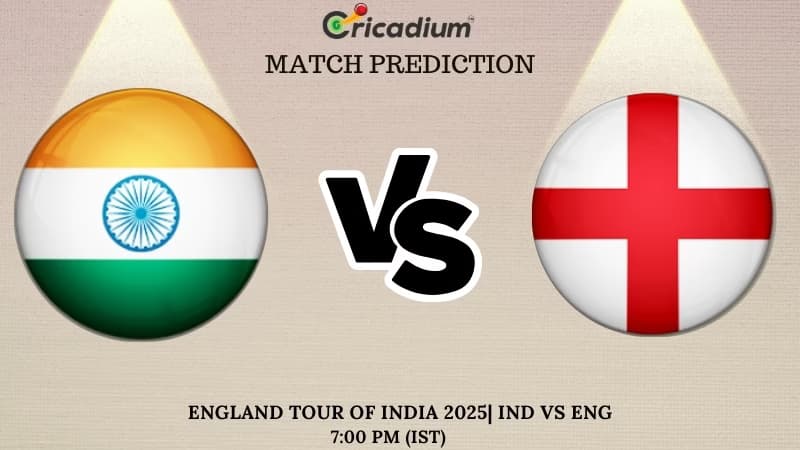 England tour of India 2025 1st T20I IND vs ENG Match Prediction