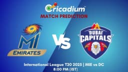 ILT20 2025 4th T20I MIE vs DC Match Prediction