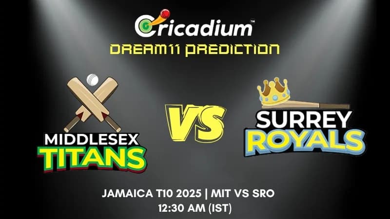 MIT vs SRO Dream11 Prediction Match 8 of Jamaica T10 2025