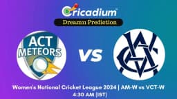 AM-W vs VCT-W Dream11 Prediction 22nd ODI of Women's National Cricket League 2024