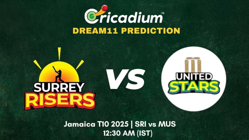 SRI vs MUS Dream11 Prediction Match 10 of Jamaica T10 2025