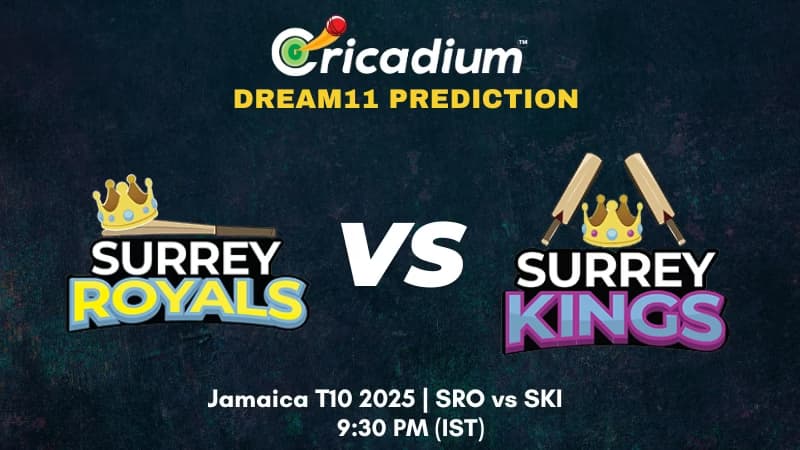 SRO vs SKI Dream11 Prediction Match 11 of Jamaica T10 2025