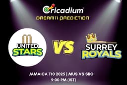 MUS vs SRO Dream11 Prediction Match 13 of Jamaica T10 2025