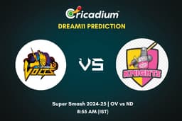 OV vs ND Dream11 Prediction 16th T20I of Super Smash 2024-25