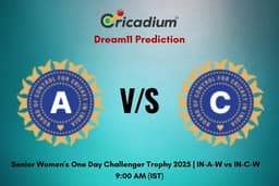 IN-A-W vs IN-C-W Dream11 Prediction Final of Senior Women's One Day Challenger Trophy 2025