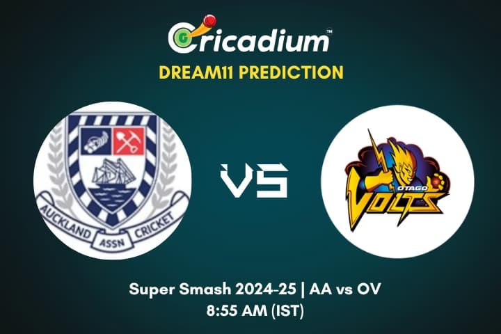 AA vs OV Dream11 Prediction 23rd T20I of Super Smash 2024-25