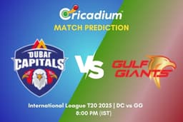 ILT20 2025 16th T20I DC vs GG Match Prediction