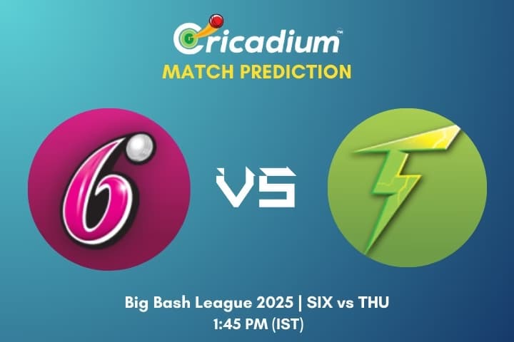 BBL 2024-25 Challenger SIX vs THU Match Prediction