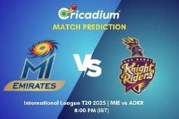 ILT20 2025 17th T20I MIE vs ADKR Match Prediction