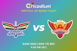 SA20 2025 11th T20I DSG vs SEC Match Prediction