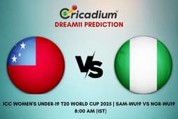 SAM-WU19 vs NGR-WU19 Dream11 Prediction 3rd T20I of ICC Women's Under-19 T20 World Cup 2025