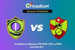 KXI vs PSXI Dream11 Prediction Match 26 of Pondicherry Masters T10 2025