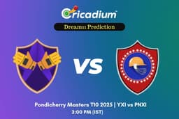 YXI vs PNXI Dream11 Prediction Match 27 of Pondicherry Masters T10 2025