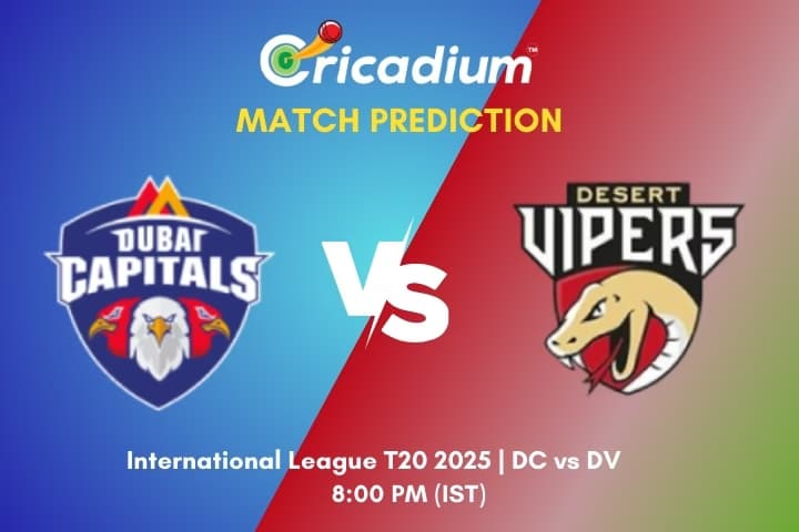 ILT20 2025 13th T20I DC vs DV Match Prediction