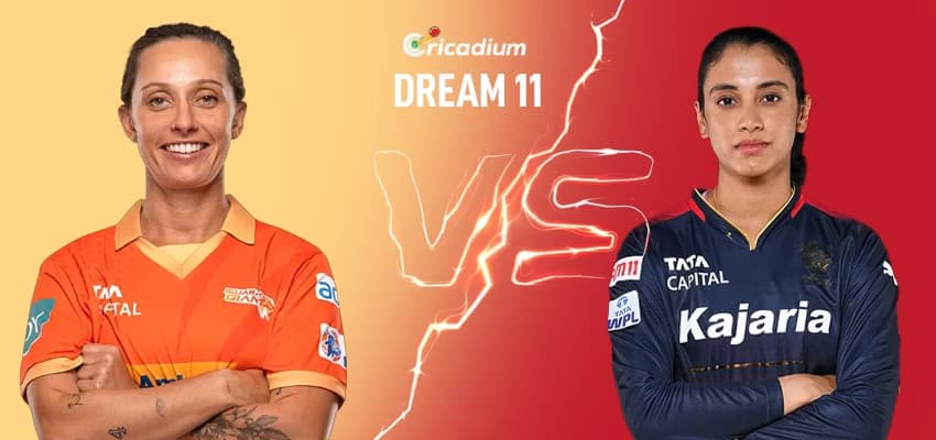 GG-W vs RCB-W Dream11 Prediction 1st T20I of WPL 2025