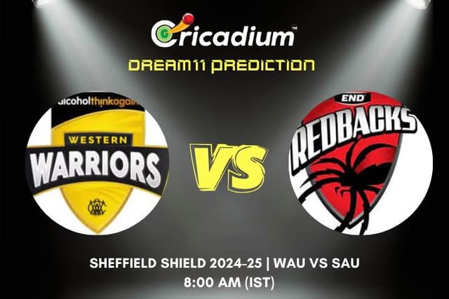 WAU vs SAU Dream11 Prediction 21st Test of Sheffield Shield 2024-25