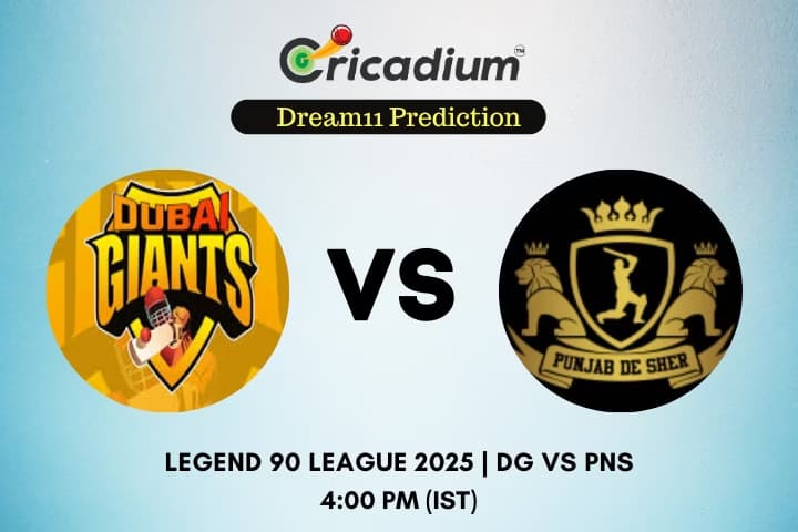 DG vs PNS Dream11 Prediction 10th T20I of Legend 90 League 2025