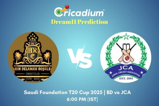 BD vs JCA Dream11 Prediction 3rd T20I of Saudi Foundation T20 Cup 2025