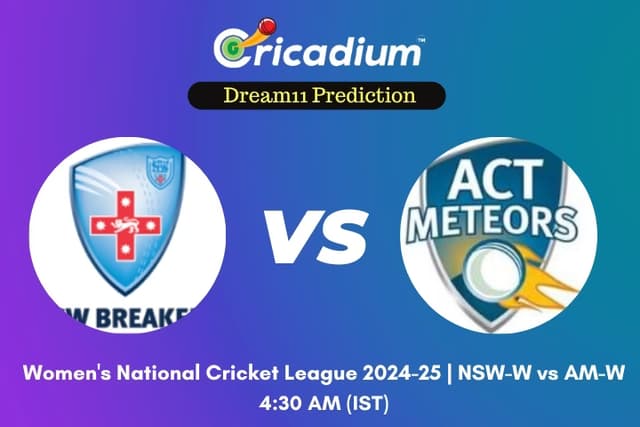 NSW-W vs AM-W Dream11 Prediction 37th ODI of Women's National Cricket League 2024-25