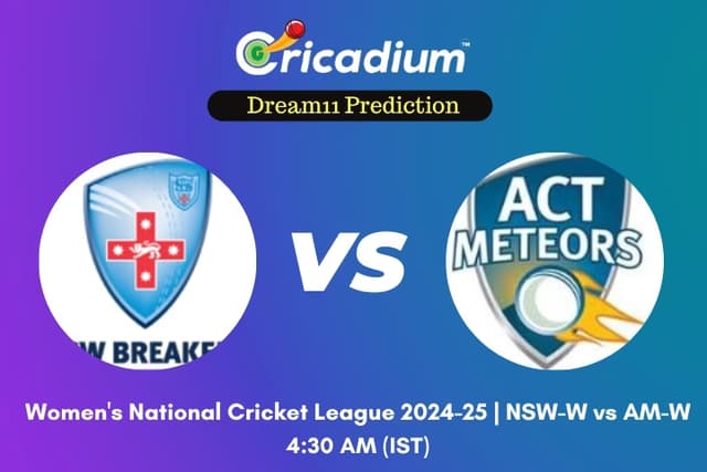 NSW-W vs AM-W Dream11 Prediction 40th ODI of Women's National Cricket League 2024-25