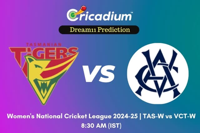 TAS-W vs VCT-W Dream11 Prediction 42nd ODI of Women's National Cricket League 2024-25