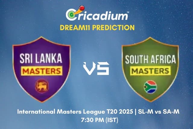 SL-M vs SA-M Dream11 Prediction Match 4 of International Masters League T20 2025