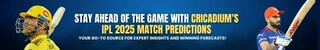 Stay ahead of the game with Cricadium's IPL 2025 mathch predictions