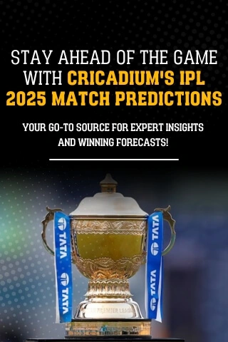 Stay ahead of the game with Cricadium's IPL 2025 mathch predictions