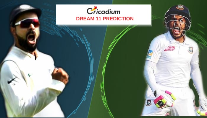 Bangladesh tour of India, 2019 1st Test IND vs BAN Dream 11 Team