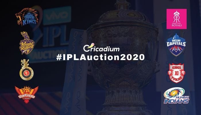 IPL Auction 2020 : Indian Premier League 2020 Auction Live Coverage