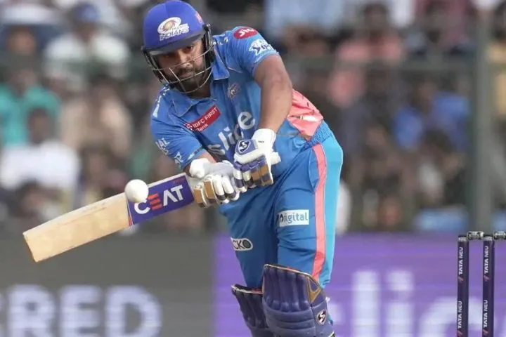 IPL 2021 Watch Rohit Sharma's jaw-dropping one-handed six