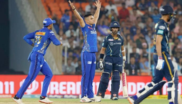 IPL 2023: Watch Arjun Tendulkar's animated celebration after taking ...