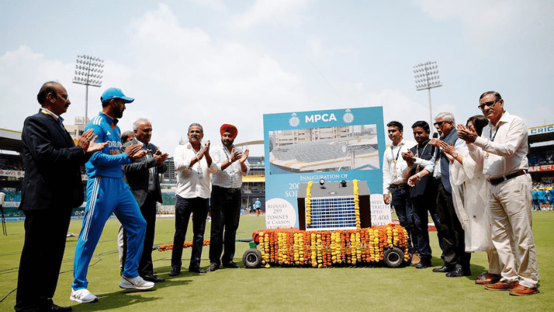 376 Solar Panels Installed in Indore's Holkar Stadium