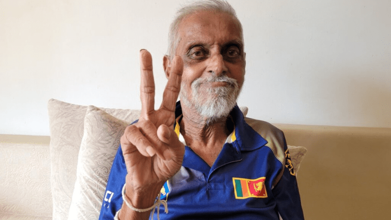 Legendary Sri Lankan Cricket fan Percy Abeysekara passes away at 87