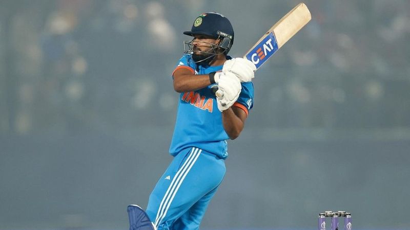 Iyer's Monstrous 106-Meter Six Steals theShow Against Sri Lanka