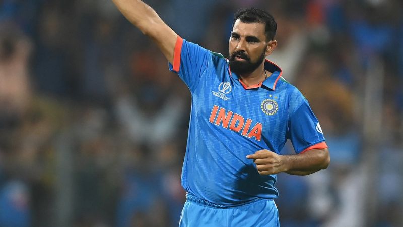 Mohammed Shami Shines with Five-Wicket Haul, Powers India to World Cup Semifinals