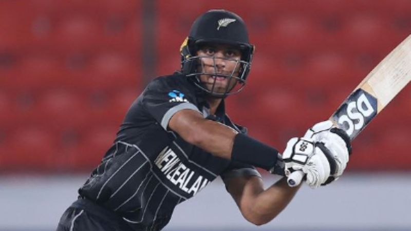 Rachin Ravindra Makes History: Equals Kane Williamson's Record in ICC ODI World Cup 2023!